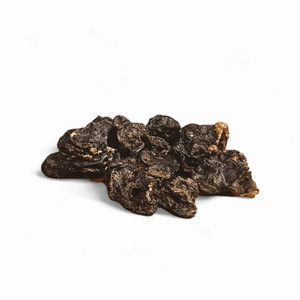 RawFedK9 dehydrated chicken hearts displayed on a white background, featuring clean, protein-packed single-ingredient treats for dogs.