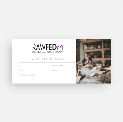 RawFedK9 Gift Card