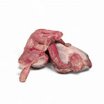 RawFedK9 raw turkey gizzards displayed on a white background, featuring a nutrient-dense, single-ingredient raw organ meat ideal for biologically appropriate dog feeding.